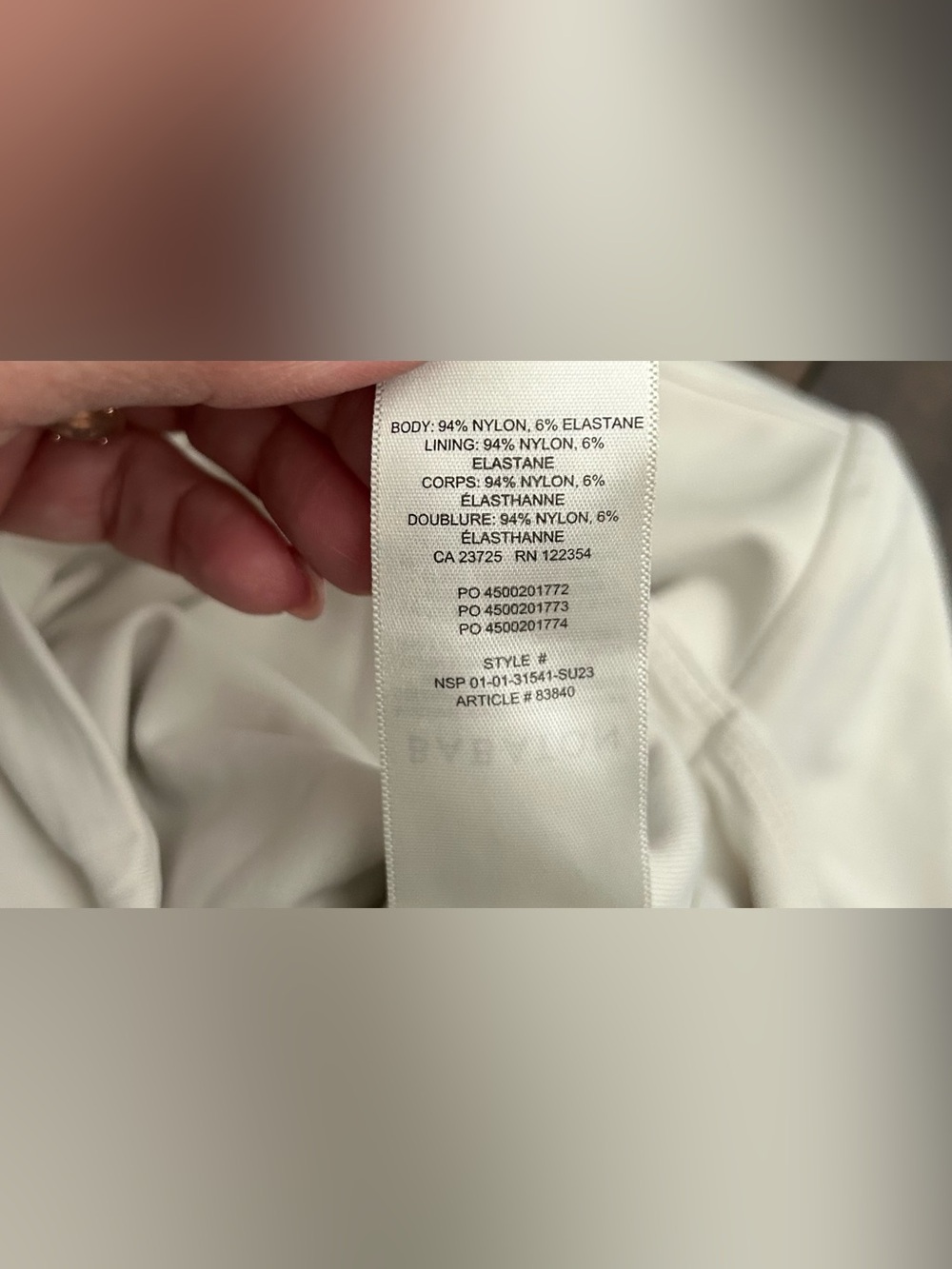 Aritzia Babaton Contour Crew Neck Cropped Top Pale Sage Green XS - Picture 5 of 6